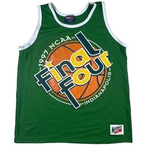 Playerz Varsity Teamwear Vintage‎ 1997 NCAA Final Four Indianapolis Jersey Green